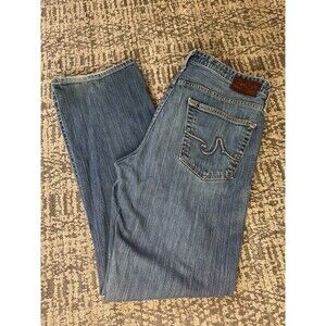 AG Adriano Goldschmied Protégé Straight Leg Jeans Mens 36R Blue Denim Imported